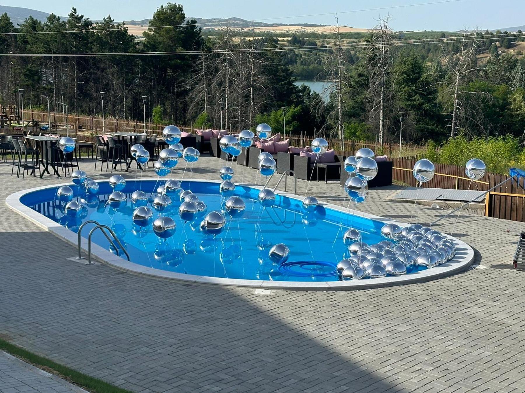 Eco Camp Lake Mladost Veles Exteriér fotografie
